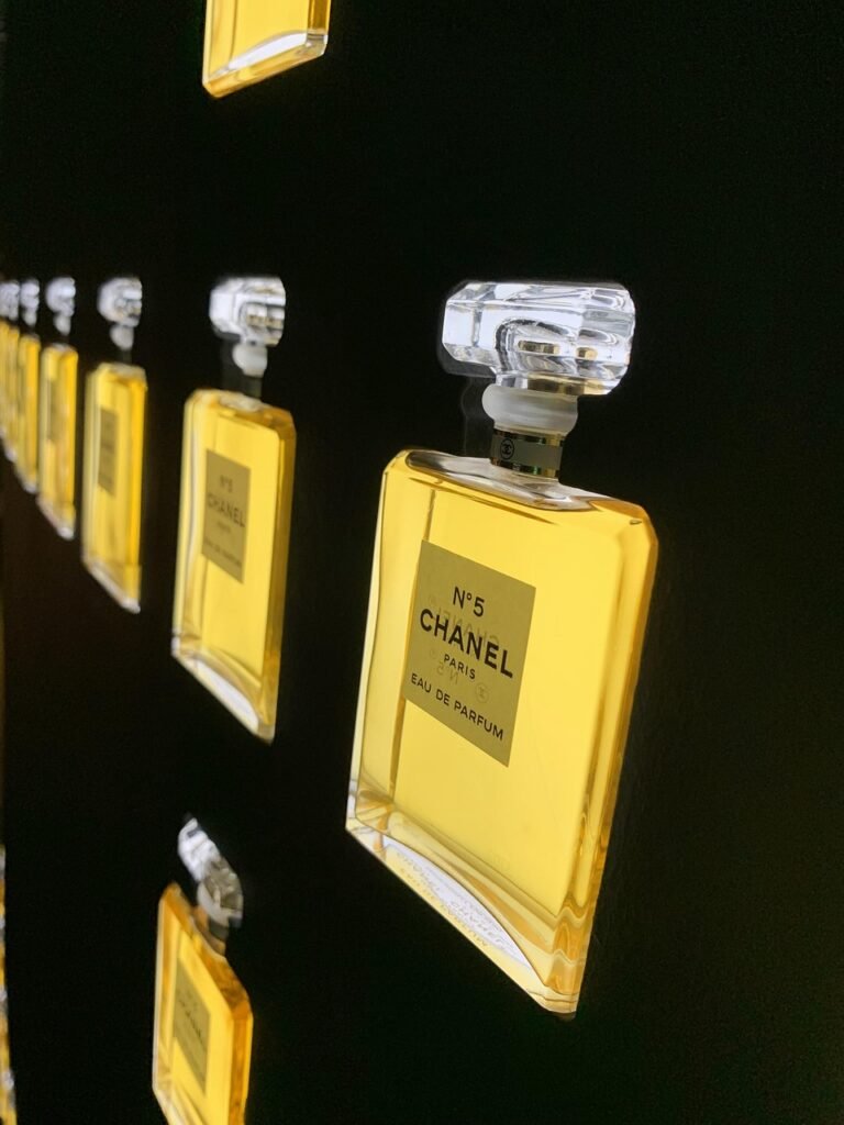 chanel no. 5 on a wall